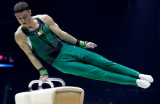 Rhys McClenaghan wins pommel horse silver at Doha World Cup