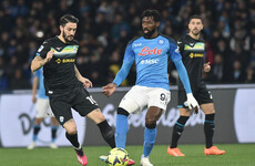 Lazio hand Serie A leaders Napoli rare defeat