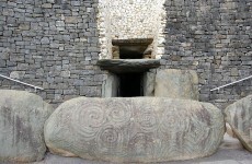 Newgrange winter dawn coincides with rare total lunar eclipse