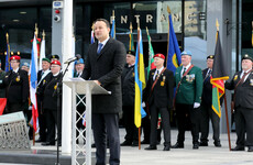 Taoiseach commemorates first flying of the tricolour 175 years ago at ceremony in Waterford
