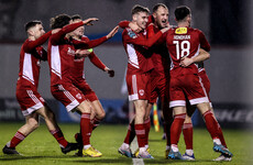 Remarkable 40-yard lob the highlight as Shamrock Rovers and Cork play out 8-goal thriller