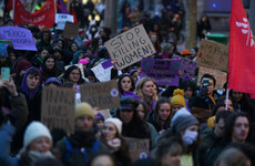 Hundreds march through Dublin on International Women's Day