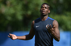 Paul Pogba ruled out of Ireland clash with injury