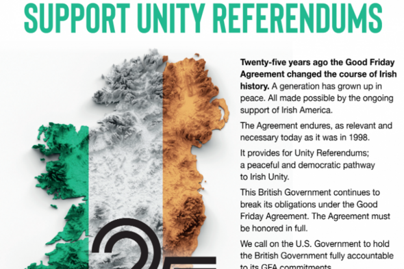 Sinn Féin runs New York Times advert calling on US Govt to hold British Govt accountable to GFA - Vimarsana News