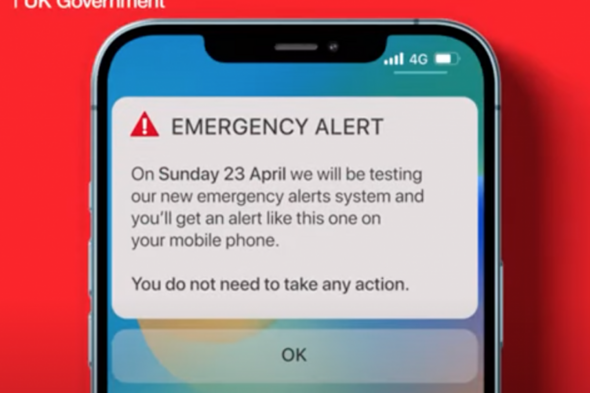 UK residents to receive test emergency alert on their phones next month - Vimarsana News