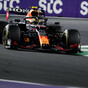 Sergio Perez holds off Red Bull team-mate Max Verstappen to win Saudi Arabian GP