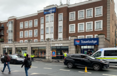 Man taken to hospital as car crashes into front of Rathmines Aldi Store