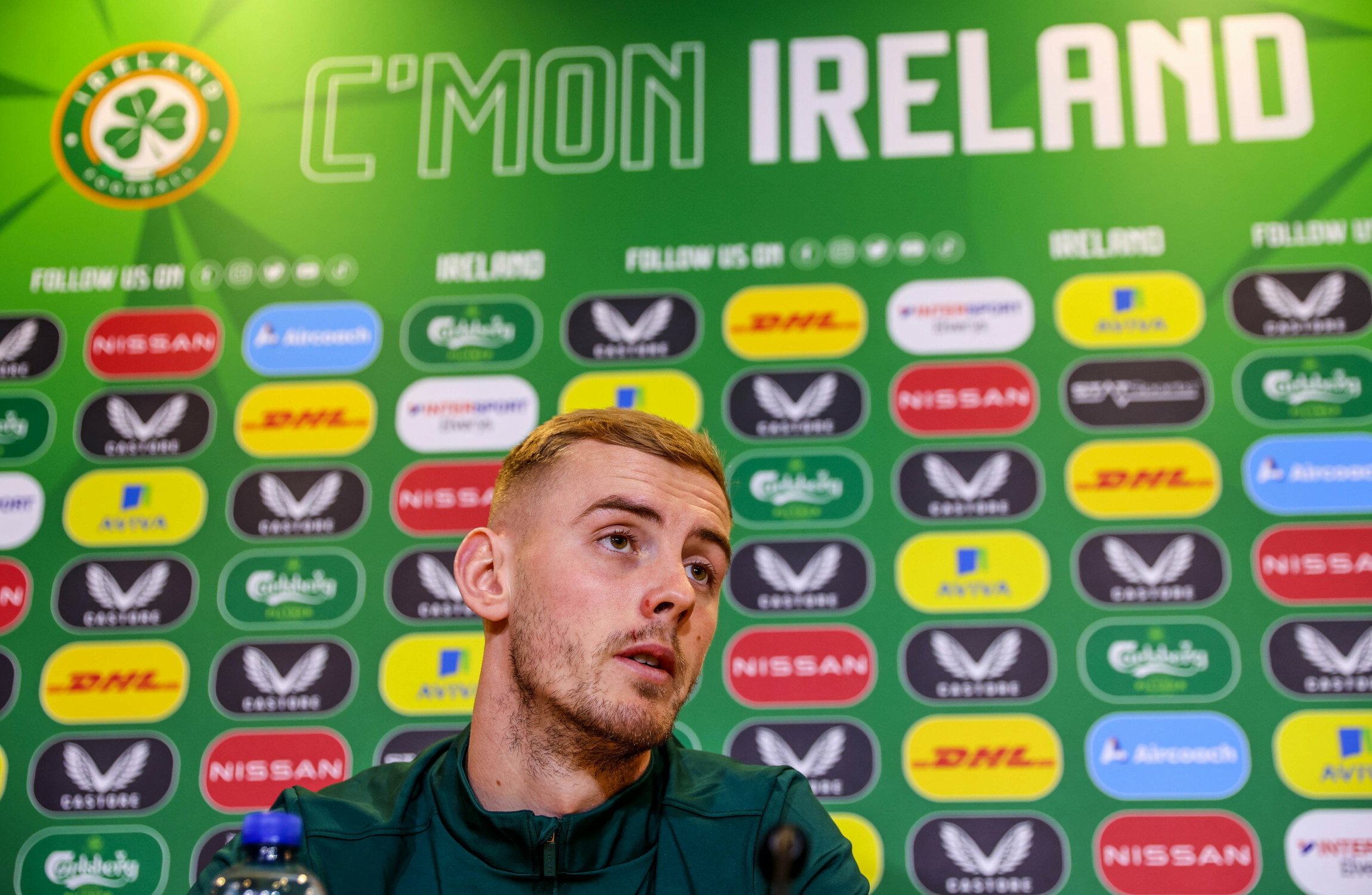 'An Irish player playing for Ireland