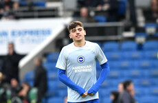 The Dublin teenager at Brighton with a Premier League debut under his belt