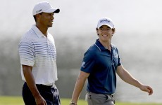 Tiger, Rose share lead at PGA Tour Championship