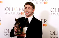 Paul Mescal picks up Best Actor prize at this year's Olivier Awards