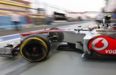 Hamilton on pole for Singapore Grand Prix