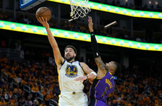 Thompson scores 30 as Warriors roll past Lakers to level series