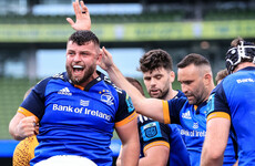 Leinster keep double dream on track with 30-point defeat of Sharks