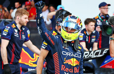 Sergio Perez takes pole in Miami as Leclerc crash means Verstappen places ninth