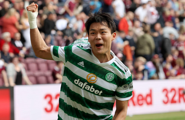 Celtic are Premiership champions for 53rd time after beating 10-man Hearts, Scottish Premiership