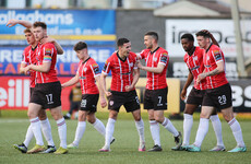 Derry City put three goals past Dundalk to clinch third win on the bounce