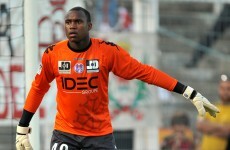 VIDEO: Toulouse keeper Ali Ahamada equalises with a backwards diving header in the 95th minute