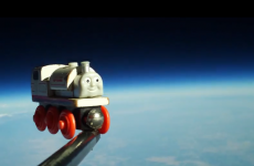 VIDEO: Toddler sends his toy train into space… and back