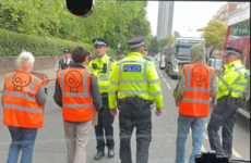 Ireland's cricket test match against England in London affected by climate activist protest