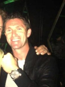 Which filmstar is Robbie Keane hanging out with?