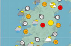 Over half the country now under thunderstorm warning as 'very hot and humid' weather continues