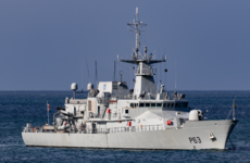 Irish naval ship tasked with enforcing Libyan arms blockade is ready to board smuggler vessels