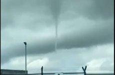 Passersby capture video of funnel cloud over Dublin Airport