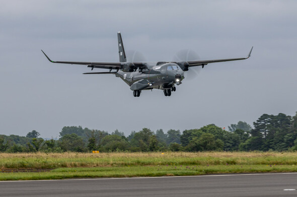 The Irish Air Corps' new maritime patrol aircraft touches down in Dublin - Vimarsana News
