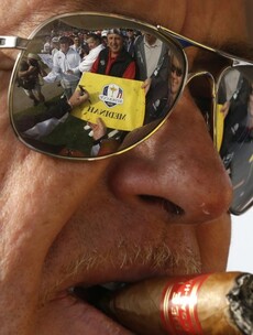 Game over - Miguel Angel Jimenez has already won the Ryder Cup for being one cool badass