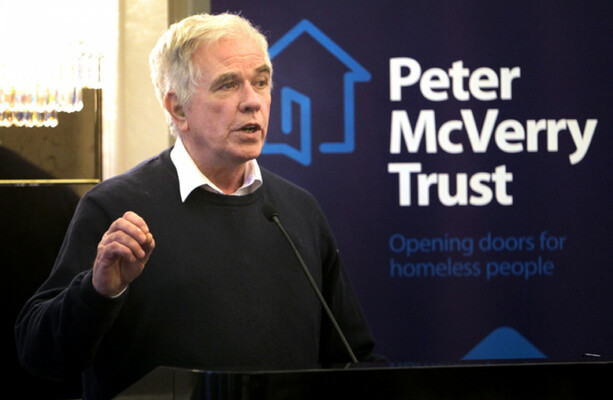 No evidence that homelessness figures will fall in future, says Peter McVerry