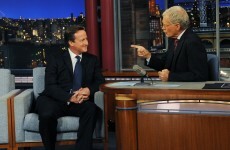 Letterman springs a history quiz on David Cameron