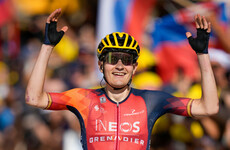 Rodriguez wins Alpine stage as Vingegaard retains slim Tour lead