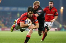 Pro12: Murray returns for Munster’s Welsh trip