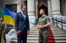 Taoiseach apologises to Ukrainian actor assaulted in Dublin during surprise trip to Kyiv
