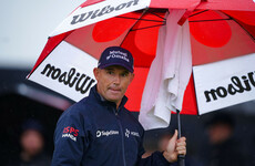 Harrington and Clarke slip off the early pace at Senior Open Championship