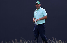 Harrington finishes with an eagle to climb the leaderboard at The Senior Open