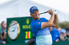 Stunning eagle leaves Pádraig Harrington one shot off lead at Senior Open