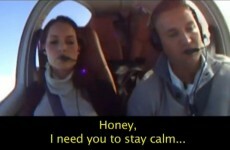 This guy wanted to propose to his girlfriend - so he pretended to crash a plane