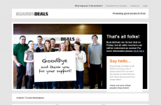 BoardsDeals daily offers website winds down
