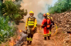 130 people evacuated as wildfire spreads on Spain-France border