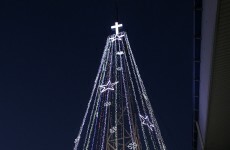 Korean tensions resurface... over giant Christmas tree