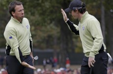 Tied up: USA and Europe level at 2-2 after Ryder Cup foursomes