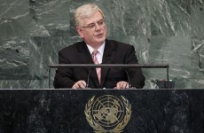 Eamon Gilmore tells UN: Palestinian state is "long overdue"
