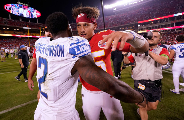 Detroit Lions vs Kansas City Chiefs RESULT: Mahomes throws pick six as  Super Bowl champions are stunned in NFL opener