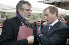Gerry Adams tells Enda Kenny: stop bringing up the IRA