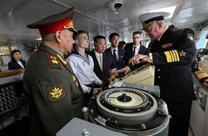 Russian defence minister shows Kim Jung Un missiles and warship