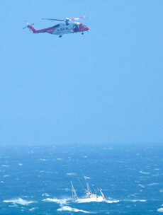 Race against time to board suspicious vessel in Irish Sea as storm threatens security operation