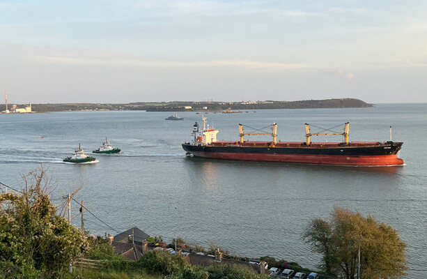 Is it a bad idea or illegal to fish near docked cargo ships? I've done it a  few times but I'm not too sure how illegal or dangerous it is. Do cargo