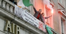 GALLERY: Protestors occupy AIB branches over €1 billion bond repayment